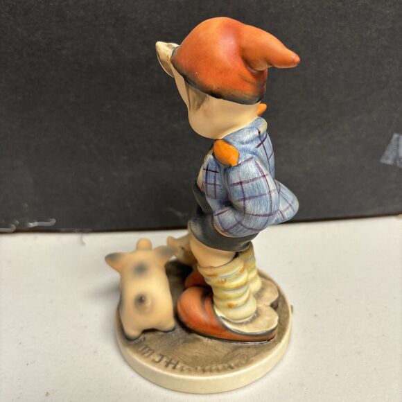 Goebel MJ Hummel Figurine 66 Schweinehirt No Chip Cracks W Germany Farm Boy - Picture 5 of 7